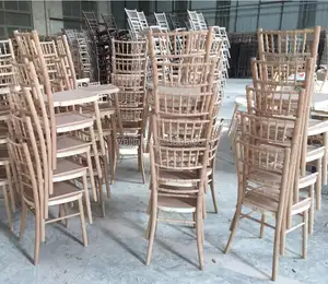cheap wooden used stackable chiavari chairs for sale