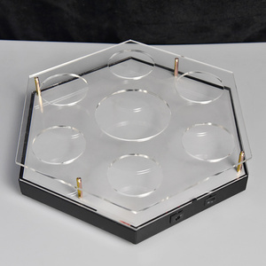 Nhựa có thể sạc lại <span class=keywords><strong>Acrylic</strong></span> LED bắn thắp sáng phục vụ khay LED chai hiển thị - Product Image 4