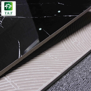 <span class=keywords><strong>Artemis</strong></span> Tuile De Marbre Noir Avec Des Veines Blanches 16X16 Villa Porcelaine Émaillée Polie En Céramique BlackVein Carrelage - Product Image 6