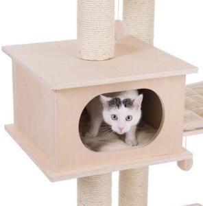 Grosir 2017 Desain Sederhana Baru Menara Kucing, Rumah Pohon Kucing, Tiang Garukan Kucing - Product Image 3