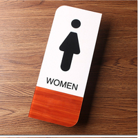 Panneau de toilette en acrylique, plaque personnalisée, prêt à l'emploi, livraison gratuite