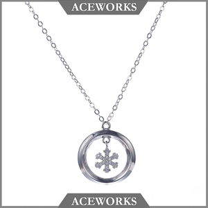 2018 moda joyería de plata esterlina 925 pluma hoja árbol collares - Product Image 4