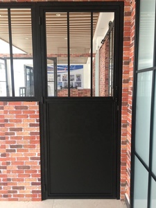 New Sắt Nướng Cửa Sổ Thiết Kế Cửa Rèn Sắt Cánh Cửa Duy Nhất Với Đuôi - Product Image 5