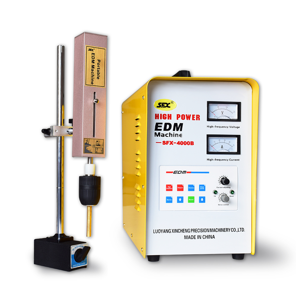 Маленький Металлический дезинтегратор EDM, портативная электрическая разрядная машина, съемные краны/болты/винты