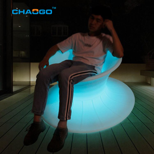 <span class=keywords><strong>Chaise</strong></span> Gyroscopique Lumineuse à LED pour Extérieur, Jardin, Patio, avec Changement <span class=keywords><strong>de</strong></span> Couleur RVB, en Plastique - Product Image 6