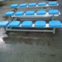 Gradas Plegables y Móviles de Aleación de Aluminio, Impermeables, Tribuna Deportiva de Aluminio
