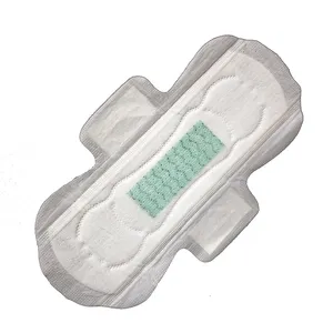 SN2554XT Bán Buôn Sản Xuất Rockbrook Cotton Hữu Cơ Phân Hủy Sinh Học Phụ Nữ Kinh Nguyệt Pads Ladies Anion Vệ Sinh Pads