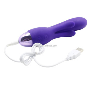 Frolic Bunny 3 Colors USB Charging Powered Control Erotic Powerful Body Therapeutic Massager Portable Stimulating <strong>Vibrator</strong> <strong>Wand</strong> - Product Image 5