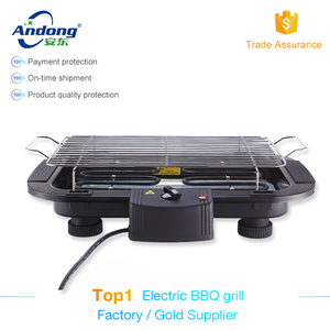 Mesa <span class=keywords><strong>interior</strong></span> sin humo <span class=keywords><strong>barbacoa</strong></span> eléctrica con termostato y parrilla altura ajustable para homeuse - Product Image 2