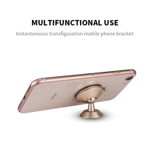 Alta calidad <span class=keywords><strong>360</strong></span> grado rotar teléfono del coche soporte pasta de aleación de aluminio de soporte magnético teléfono - Product Image 4