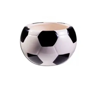vendita calda pallone da calcio design decorare casa vaso di ceramica