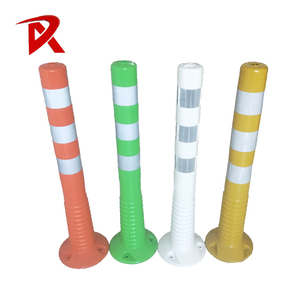 Reflective Flexible Delineator Post Plastic Traffic Road Divider