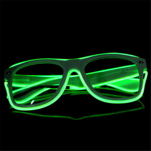 Gafas de alambre <span class=keywords><strong>El</strong></span> que brillan en la oscuridad innovadoras de Shenzhen GFLAI Producto de suministros para fiestas recién llegado - Product Image 6
