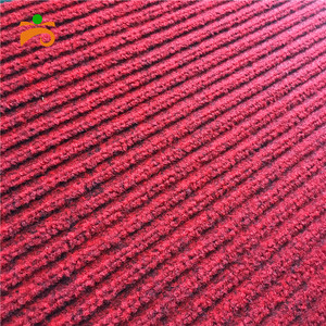 Tejido no tejido de espalda de PVC de poliéster de doble rayas al aire libre corredor alfombra de PVC - Product Image 3