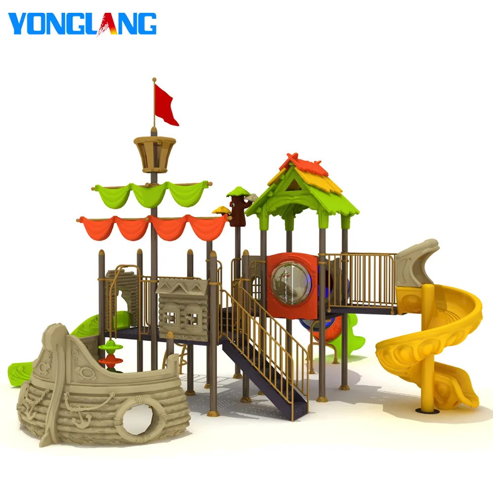 YL-H061 серия пиратских кораблей, детский коммерческий парк развлечений, детская открытая игровая площадка, оборудование для детского сада