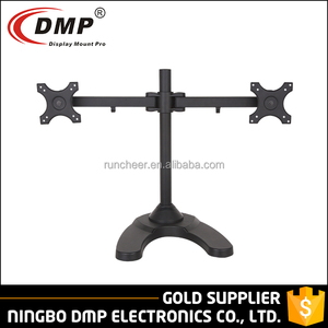 LCD351D-STAND <span class=keywords><strong>support</strong></span> de Fixation <span class=keywords><strong>Double</strong></span> Réglable Desk <span class=keywords><strong>Support</strong></span> LCD <span class=keywords><strong>Tv</strong></span> Table <span class=keywords><strong>Double</strong></span>-Moniteur Stand <span class=keywords><strong>Bras</strong></span> - Product Image 3