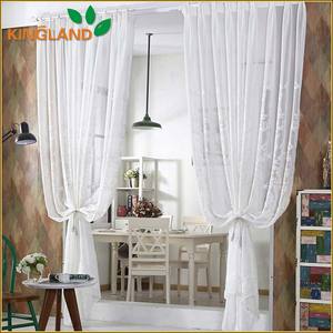 Hot Selling <strong>Cheap</strong> Price Fancy Embroidery <strong>Net</strong> <strong>Curtain</strong> Window <strong>Curtain</strong> 100% Polyester Decoration + Full Light Shading Embroidered - Product Image 1