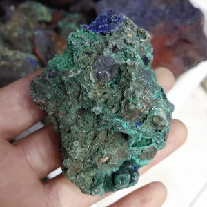 Espécimen mineral Natural de <span class=keywords><strong>malaquita</strong></span> de <span class=keywords><strong>azurita</strong></span>, precio bajo - Product Image 3