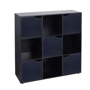 9 cubo 5 Porte 4 Aperto Cubetti di Libreria Per Ufficio Casa di Stoccaggio libreria in legno