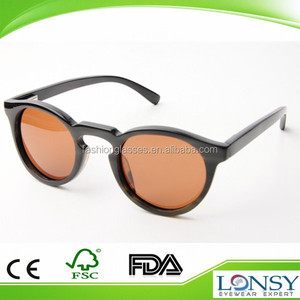 Diseño personalizado cuerno de búfalo gafas de sol, Negro caw cuerno, Amarillo de las ovejas del cuerno, Nuevo modelo MN225 - Product Image 3