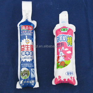 보안 기능 그라비어 인쇄 PE 라미네이트 <span class=keywords><strong>180ml</strong></span> 요구르트 포장 백 주스용 내구성 OPP - Product Image 1