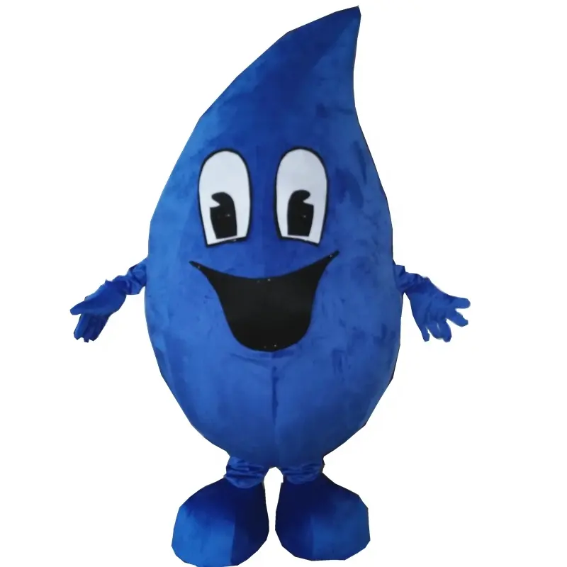 Disfraz de mascota HOLA water drop, personaje de dibujos animados