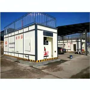 20ft 40 ft ISO container tank fixed or mobile fuel kerosene filling station