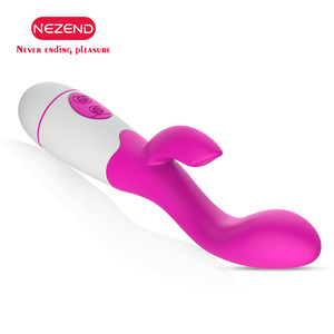 <span class=keywords><strong>Vibratore</strong></span> del <span class=keywords><strong>coniglio</strong></span> del punto G di spinta del giocattolo del sesso della signora senza fili del Dildo viola del Silicone ricaricabile - Product Image 3