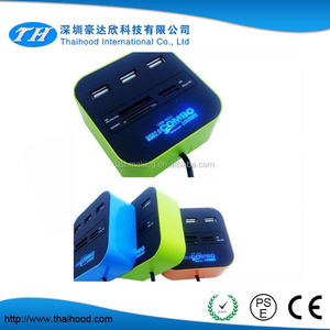 <span class=keywords><strong>Bureau</strong></span> led éclairage <span class=keywords><strong>usb</strong></span> <span class=keywords><strong>hub</strong></span> avec lecteur de carte - Product Image 3