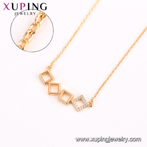 <span class=keywords><strong>Xuping</strong></span>-Conjunto de tres joyas de boda, personalizado, forma cuadrada, nuevo estilo, 64519 - Product Image 5