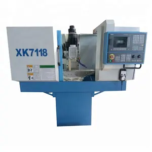 Xk7118 3 축 수직 훈련 미니 취미 금속 cnc 밀링 머신