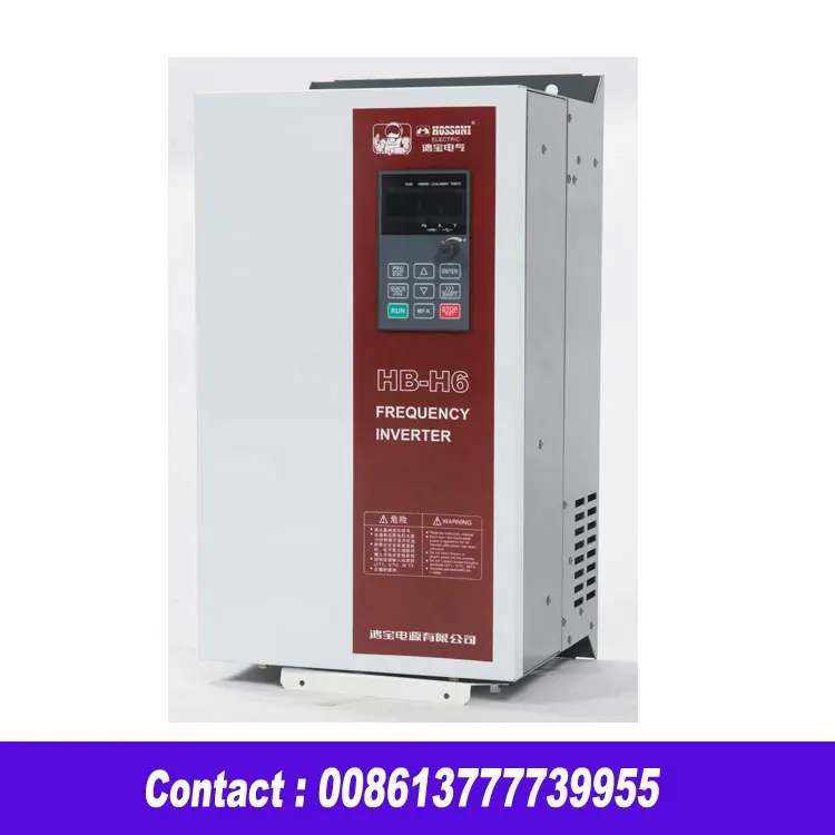 HOSSONI, Frequenz umrichter, Wandler Dreiphasen-Weit bereich VFD H6-22KW/30HP, Hohe Qualität