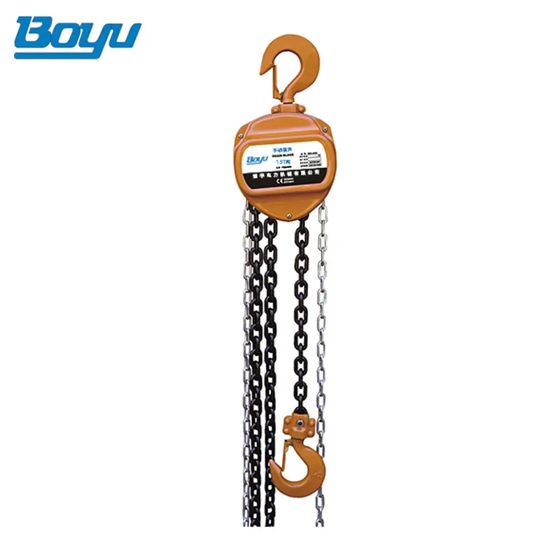 High Quality Heavy Duty manual hand chain hoist block Manufacturer