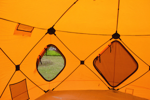 Tenda Invernale per <span class=keywords><strong>10</strong></span> Persone, Tenda a Triplo Strato per Pesca sul Ghiaccio, Tenda a Cupola, Yurta Mongola - Product Image 5