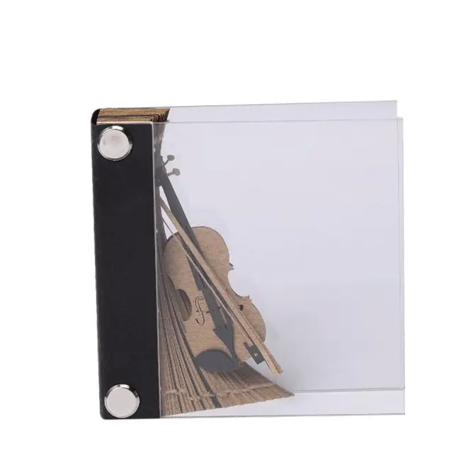 1 pcs 65 Sheets Art Block Memo Pads 3D Stick Notes Convenience Stickers Notepad Card Craft 3D Memo Pad