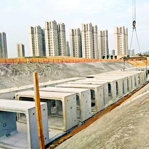 Prefabricados mojado de fundición en forma de <span class=keywords><strong>U</strong></span> de alcantarilla los túneles de carretera conductos de canal de acero de molde - Product Image 2