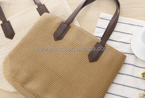 Para mujer Verano <span class=keywords><strong>Mar</strong></span> Playa <span class=keywords><strong>Trenza</strong></span> Tejida Hombro <span class=keywords><strong>Del</strong></span> Totalizador <span class=keywords><strong>Del</strong></span> Bolso de la Paja de la Rota - Product Image 3