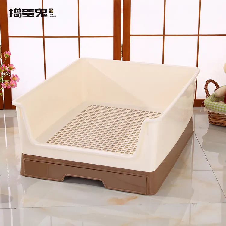 colorful pet cleaning tool indoor plastic dog toilet potty toilet pee tray for puppy dog