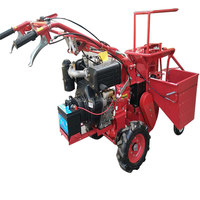 Moissonneuse-batteuse manuelle pour maïs avec tracteur monté