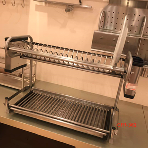 Escurridor de Platos de Acero Inoxidable <span class=keywords><strong>para</strong></span> <span class=keywords><strong>Colgar</strong></span> en la Pared, Diseño Nuevo 2021, Venta al por Mayor - Product Image 2