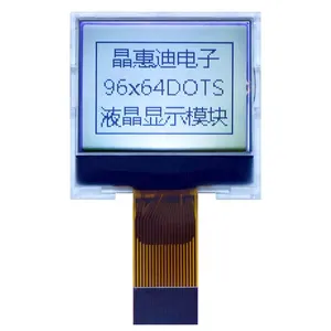 1.0 ''9664 Alfanumerieke LCD module JHD9664-G03BOW-G