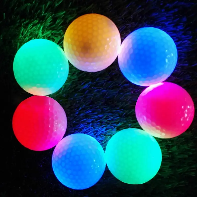 ลูกกอล์ฟอิเล็กทรอนิกส์ LED กอล์ฟสำหรับการฝึกกอล์ฟตอนกลางคืน