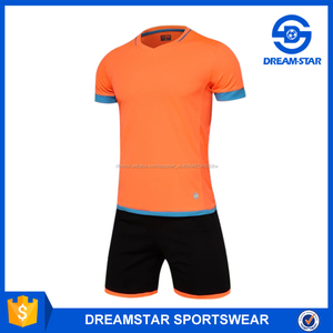 17-18 new Design cheap 100% Polyester Football uniform - Product Image 6