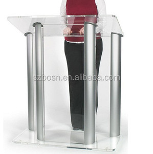 Froor Đứng <span class=keywords><strong>Acrylic</strong></span> Bục, Bề Mặt Đọc Lớn, Trụ Nhôm - Product Image 3