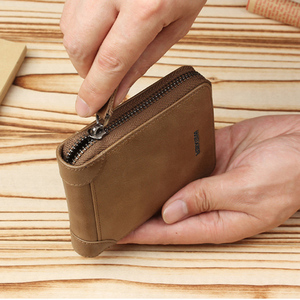 Portafoglio da <span class=keywords><strong>Uomo</strong></span> alla Moda, Borsellino Vintage in Pelle PU, Portafoglio da Viaggio - Product Image 5