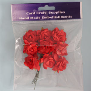 Fleurs en papier artificielles, usine, décoration DIY, fleurs pour <span class=keywords><strong>scrapbooking</strong></span>, pétales - Product Image 2