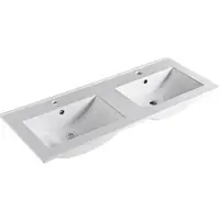 Keramische wastafels dubbele badkamer wastafel aanrecht dubbele utility spoelbak een stuk kast dubbele wastafel