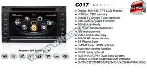 WITSON para PEUGEOT 307 DVD del coche con A8 Chipset Plataforma S100