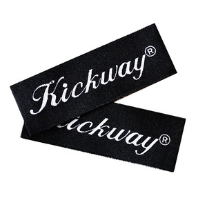 Accessoires de vêtement de marque personnalisée étiquette tissée de vêtement en polyester satiné étiquettes principales de cou - Product Image 5