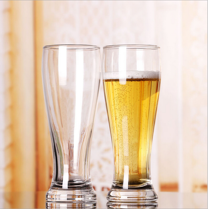 Wholesale Pint Customized logo Haonai tall beer glass cup